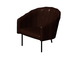 Divani 3D - Poltrona in pelle - Jori - Rumba - AC66R
