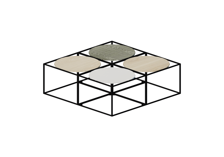 3D Tisch - Tisch quadratisch - Kare – 82372 - Kare 3D Tisch - Tisch quadratisch - Kare – 82372 - Kare