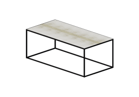 Mesas 3D - Mesa retangular - Kare &ndash; 82980