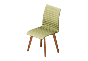 Sillas 3D - Silla Lara verde terciopelo &ndash; Kare - 81995