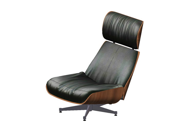Chaises 3D - Chaise toyrnante Ponte de couleur noir - Kare... Chaises 3D - Chaise toyrnante Ponte de couleur noir - Kare...