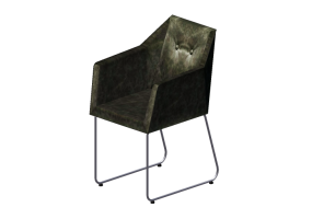 Chaises 3D - Chaise avec accoudoir Mia - Kare &ndash; 82071