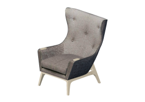 Divans 3D - Fauteuil Chillax Grigio - Kare &ndash; 82093