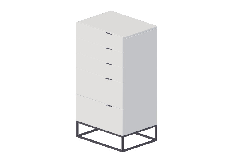 Móveis 3D - Buffet Cloud 5 – Kare - 81917 - Kare Móveis 3D - Buffet Cloud 5 – Kare - 81917 - Kare