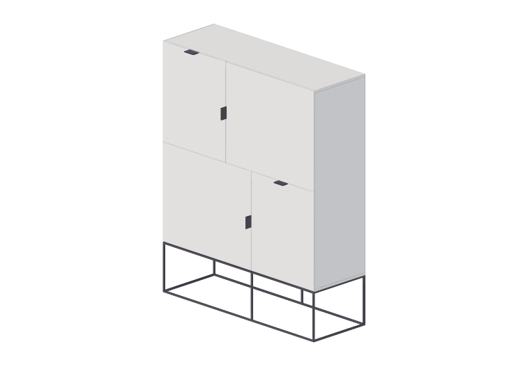 Muebles 3D - Cajonera madia alta Cloud 5 – Kare - 81918 -... Muebles 3D - Cajonera madia alta Cloud 5 – Kare - 81918 -...
