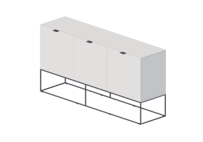 M&oacute;veis 3D - Buffet Cloud &ndash; Kare - 8191