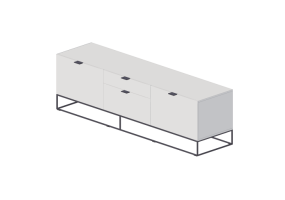 M&oacute;veis 3D - M&oacute;vel de televis&atilde;o Cloud &ndash; Kare - 81920