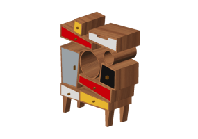 Mobili 3D - Mobile madia Criss Cross &ndash; Kare - 81174