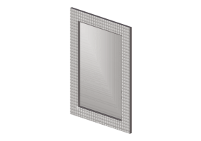 3D Accessories - Rectangular Mirror - Kare - 75320