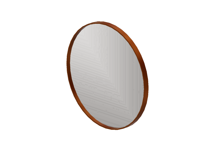 Accessoires 3D - Miroir rond - Kare - 82716 - Kare Accessoires 3D - Miroir rond - Kare - 82716 - Kare