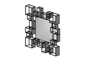 Accesorios 3D - Espejo - Kare - 80794