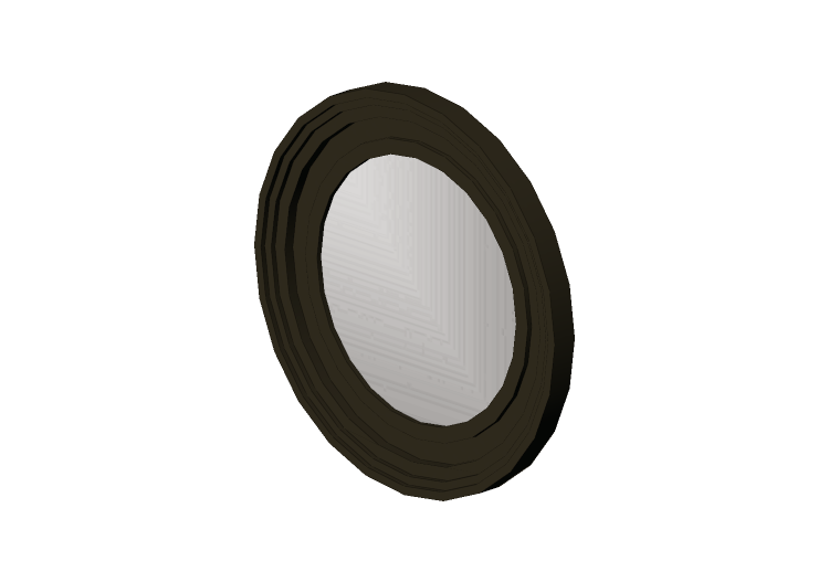 Accesorios 3D - Espejo circular - Kare - 80233 - Kare Accesorios 3D - Espejo circular - Kare - 80233 - Kare