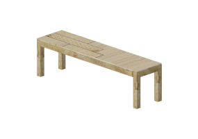 3D Tables - Rectangular table - Kare &ndash; 81933