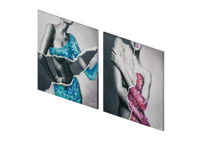 Quadros 3D - Quadro para sala de estar - Kare - 36756