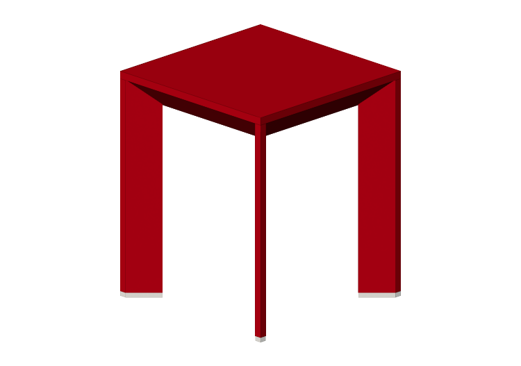 Mesas 3D - Mesita de café 40x40x48 cm - Karl Andersson &... Mesas 3D - Mesita de café 40x40x48 cm - Karl Andersson &...