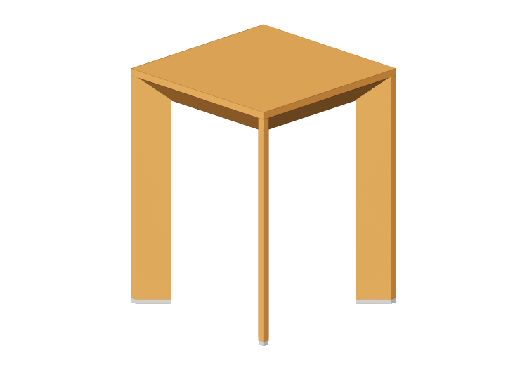 Mesas 3D - Mesita de café 40x40x53 cm - Karl Andersson &... Mesas 3D - Mesita de café 40x40x53 cm - Karl Andersson &...