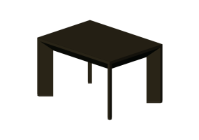 3D Tisch - Kaffeetisch 55x40x33 cm - Karl Andersson & S&ouml;ner - Chamfer - CHS 5540