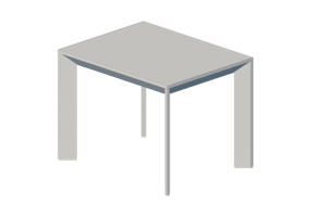 Mesas 3D - Mesa de centro 70x55x53 cm - Karl Andersson & S&ouml;ner - Chamfer - CHS 7055