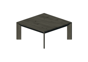 3D Tables - Coffee table 70x70x33 cm - Karl Andersson & S&ouml;ner - Chamfer - CHS 7070