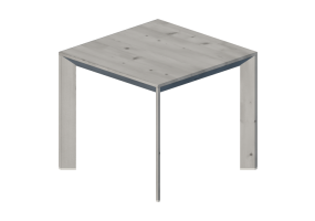 Tables 3D - Table basse 70x70x62 cm - Karl Andersson & S&ouml;ner - Chamfer - CHS 7070