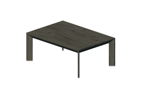 Tables 3D - Table basse 100x70x40 cm - Karl Andersson & S&ouml;ner - Chamfer - CHS 10070