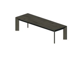 Mesas 3D - Mesa de centro 125x40x33 cm - Karl Andersson & S&ouml;ner - Chamfer - CHS 12540