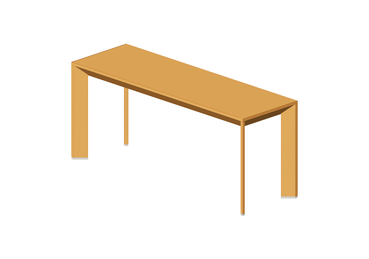 3D Tables - Coffee table 125x40x48 cm - Karl Andersson &... 3D Tables - Coffee table 125x40x48 cm - Karl Andersson &...