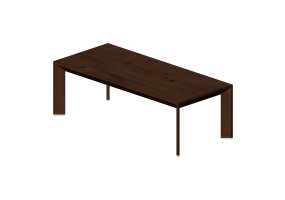 3D Tisch - Kaffeetisch 125x55x40 cm - Karl Andersson & S&ouml;ner - Chamfer - CHS 12555