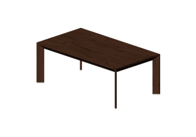 Tables 3D - Table basse 125x70x48 cm - Karl Andersson & S&ouml;ner - Chamfer - CHS 12570
