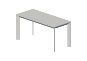 3D Tisch - Kaffeetisch 125x55x62 cm - Karl Andersson & S&ouml;ner - Chamfer - CHS 12555