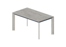 Tables 3D - Table basse 125x70x62 cm - Karl Andersson & S&ouml;ner - Chamfer - CHS 12570