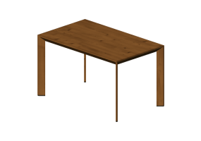 Tables 3D - Table 125x75x72 cm - Karl Andersson & S&ouml;ner - Chamfer - CHM 12575