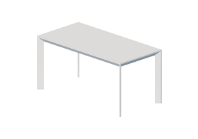 Tables 3D - Table 150x75x72 cm - Karl Andersson & S&ouml;ner - Chamfer - CHM 15075