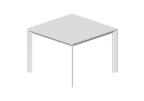 Tables 3D - Table 100x100x72 cm - Karl Andersson & S&ouml;ner - Chamfer - CHM 100100