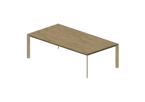 Tables 3D - Table 240x125x72 cm - Karl Andersson & S&ouml;ner - Chamfer - CHM 240125