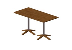 Tables 3D - Table 140x70x72 cm - Karl Andersson & S&ouml;ner - Cross - CR1 14070