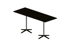Mesas 3D - Mesa 240x90x110 cm - Karl Andersson & S&ouml;ner - Cross - CR1 24090