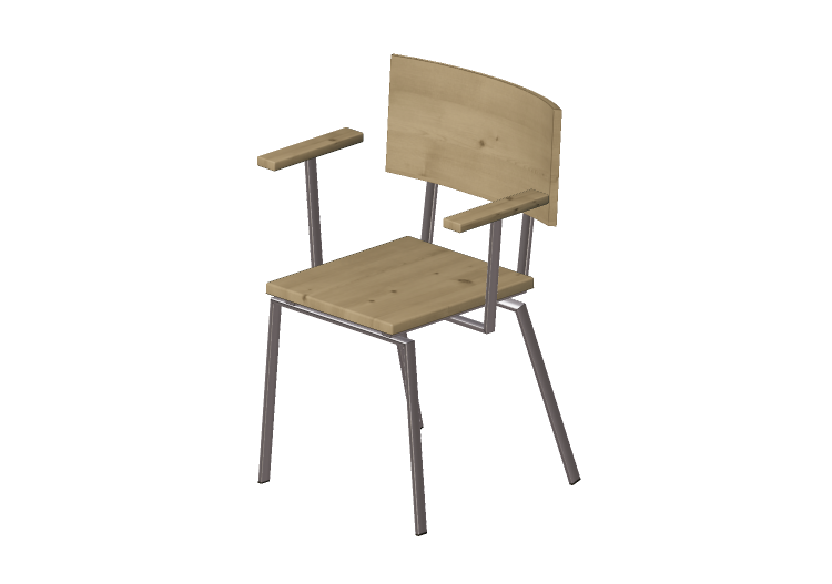 Sillas 3D - Silla de madera - Karl Andersson & Söner -... Sillas 3D - Silla de madera - Karl Andersson & Söner -...