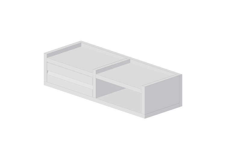 Librerías y Contenedores 3D - Colgante de madera 18x74x27... Librerías y Contenedores 3D - Colgante de madera 18x74x27...