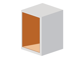 Biblioth&egrave;que 3D - &Eacute;tag&egrave;re murale - Karl Andersson & S&ouml;ner - Altavoz - ALA3