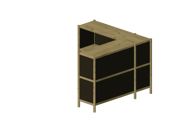 3D Bookshelves and Containers - Corner shelf - Karl... 3D Bookshelves and Containers - Corner shelf - Karl...