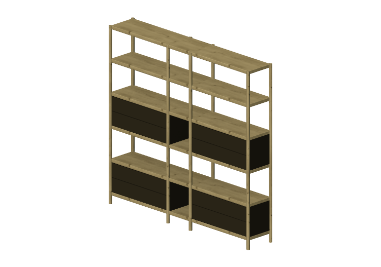 Bibliothèque 3D - Étagère en bois - Karl Andersson & Söner... Bibliothèque 3D - Étagère en bois - Karl Andersson & Söner...