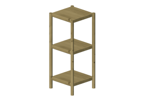 Librer&iacute;as y Contenedores 3D - Estanter&iacute;a de madera - Karl Andersson & S&ouml;ner - Cavetto - CV35352F