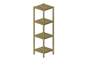 Librer&iacute;as y Contenedores 3D - Estanter&iacute;a de madera - Karl Andersson & S&ouml;ner - Cavetto - CV35353F