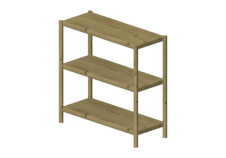 3D Bücherregal und Behälter - Holzregal - Karl Andersson &... 3D Bücherregal und Behälter - Holzregal - Karl Andersson &...