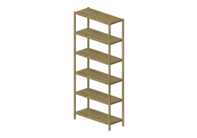 Librerie 3D - Scaffale in legno - Karl Andersson & S&ouml;ner - Cavetto - CV90355F