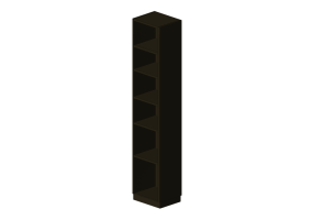 3D B&uuml;cherregal und Beh&auml;lter - Holzvitrine - Karl Andersson & S&ouml;ner - KA72 - 740