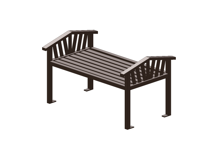Benches and Planters 3D - Metal bench - Keystone Ridge... Benches and Planters 3D - Metal bench - Keystone Ridge...