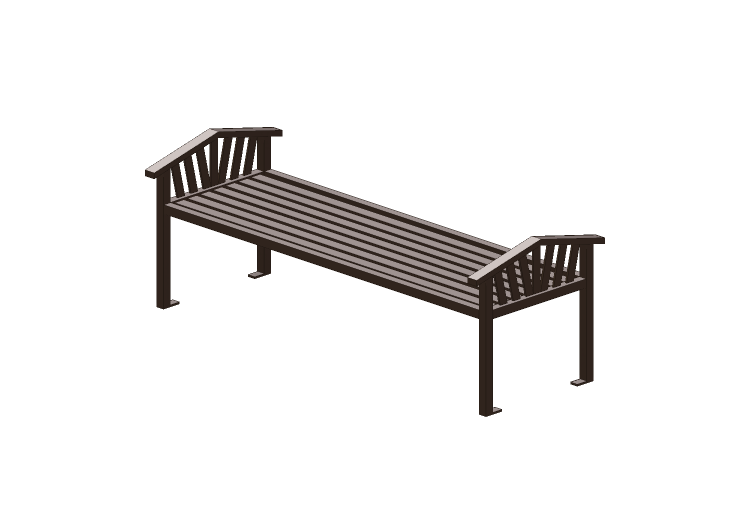 Bancs 3D - Banc en métal - Keystone Ridge Designs - AC16 -... Bancs 3D - Banc en métal - Keystone Ridge Designs - AC16 -...