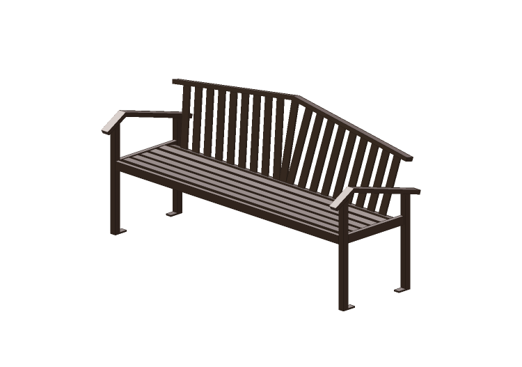 Bancos y Macetas 3D - Banco de metal - Keystone Ridge... Bancos y Macetas 3D - Banco de metal - Keystone Ridge...